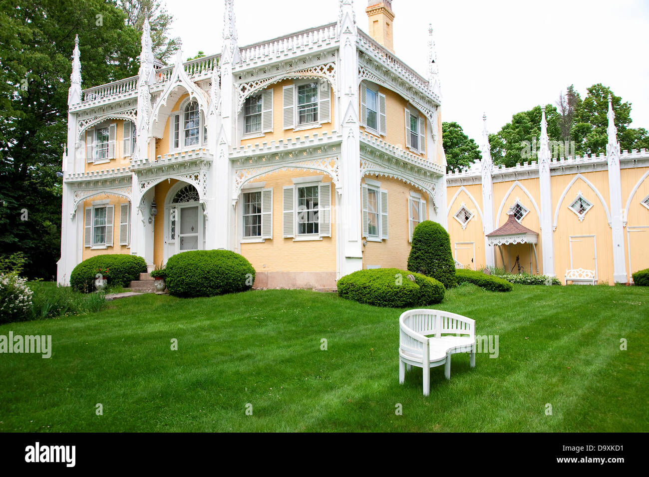 Kennebunkport wedding cake house hires stock photography and images
