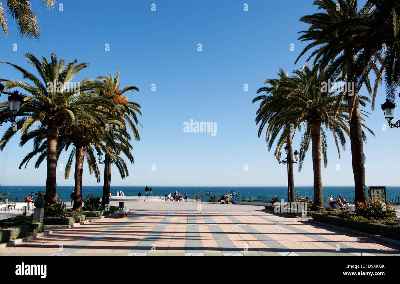 Promenade nerja spain people hi-res stock photography and images - Alamy