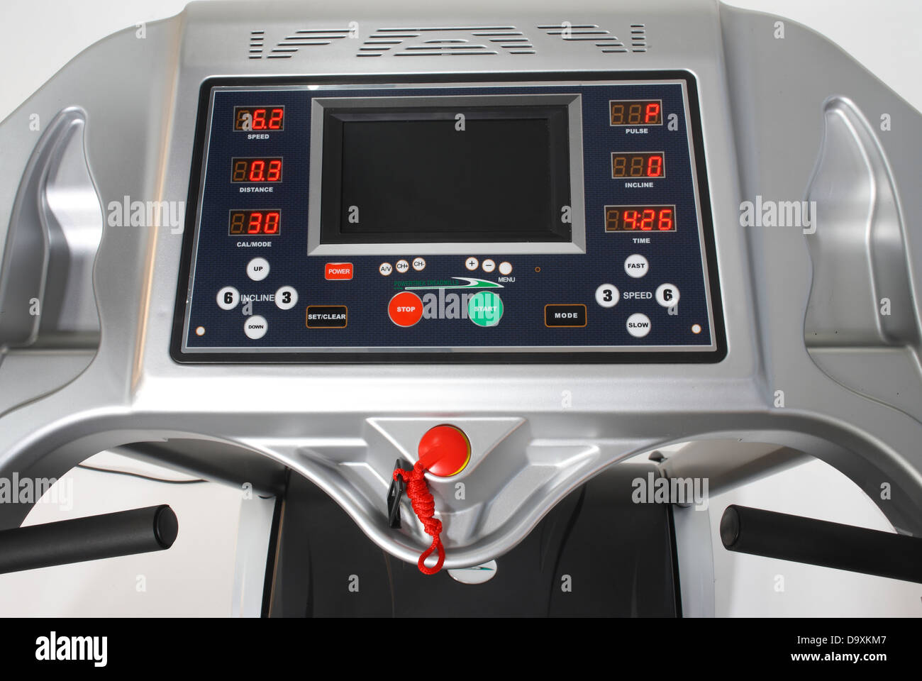 Running Machine Part running machines plus details Stock Photo - Alamy