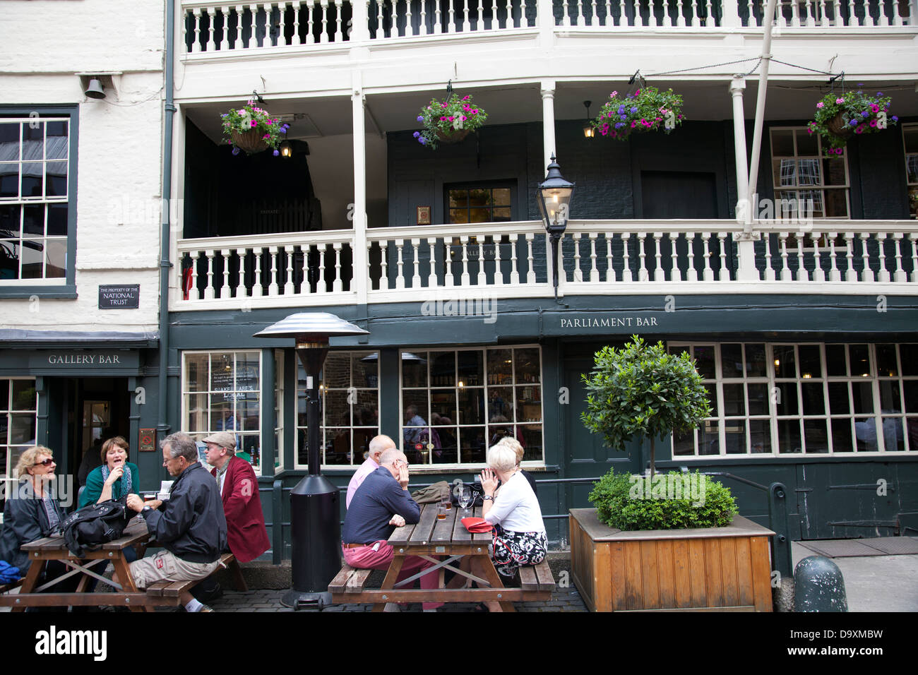 George Inn Pub in Southwark - London UK Stock Photo