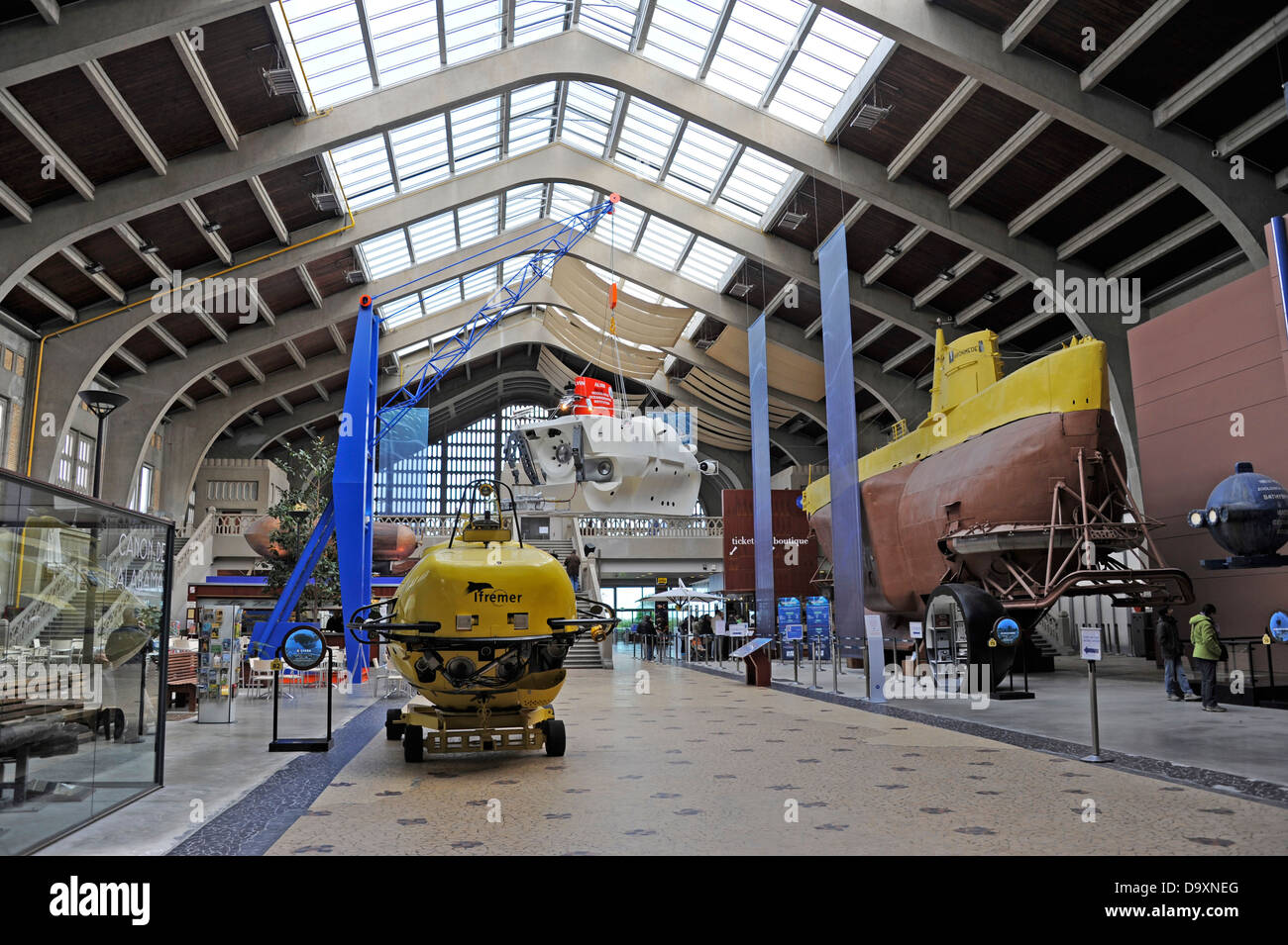La Cite De La Mer Cyana And Archimede Ifremer And Alvin Submarine Museum Cherbourg Harbour Manche Basse Normandie Cotentin France Stock Photo Alamy