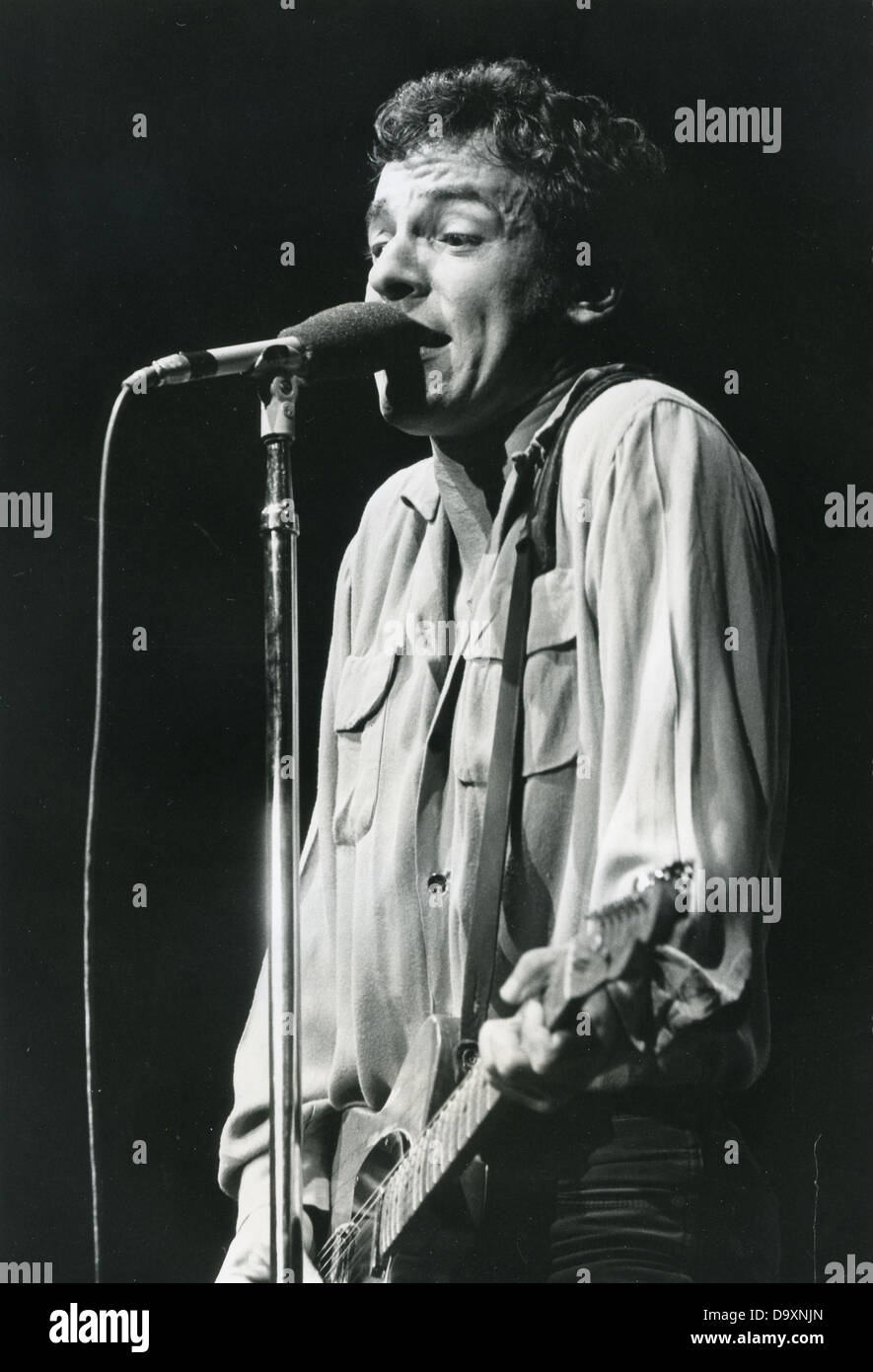 BRUCE SPRINGFIELD UK rock musician in 1984. Photo Jeffrey Mayer Stock ...