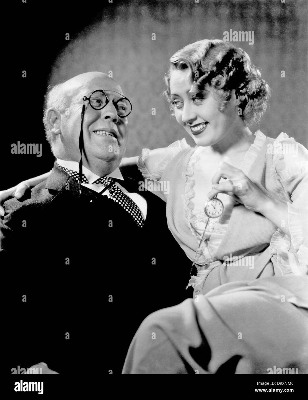 GOLD DIGGERS OF 1933 Warner Bros film Joan Blondell and Guy Kibbee Stock Photo