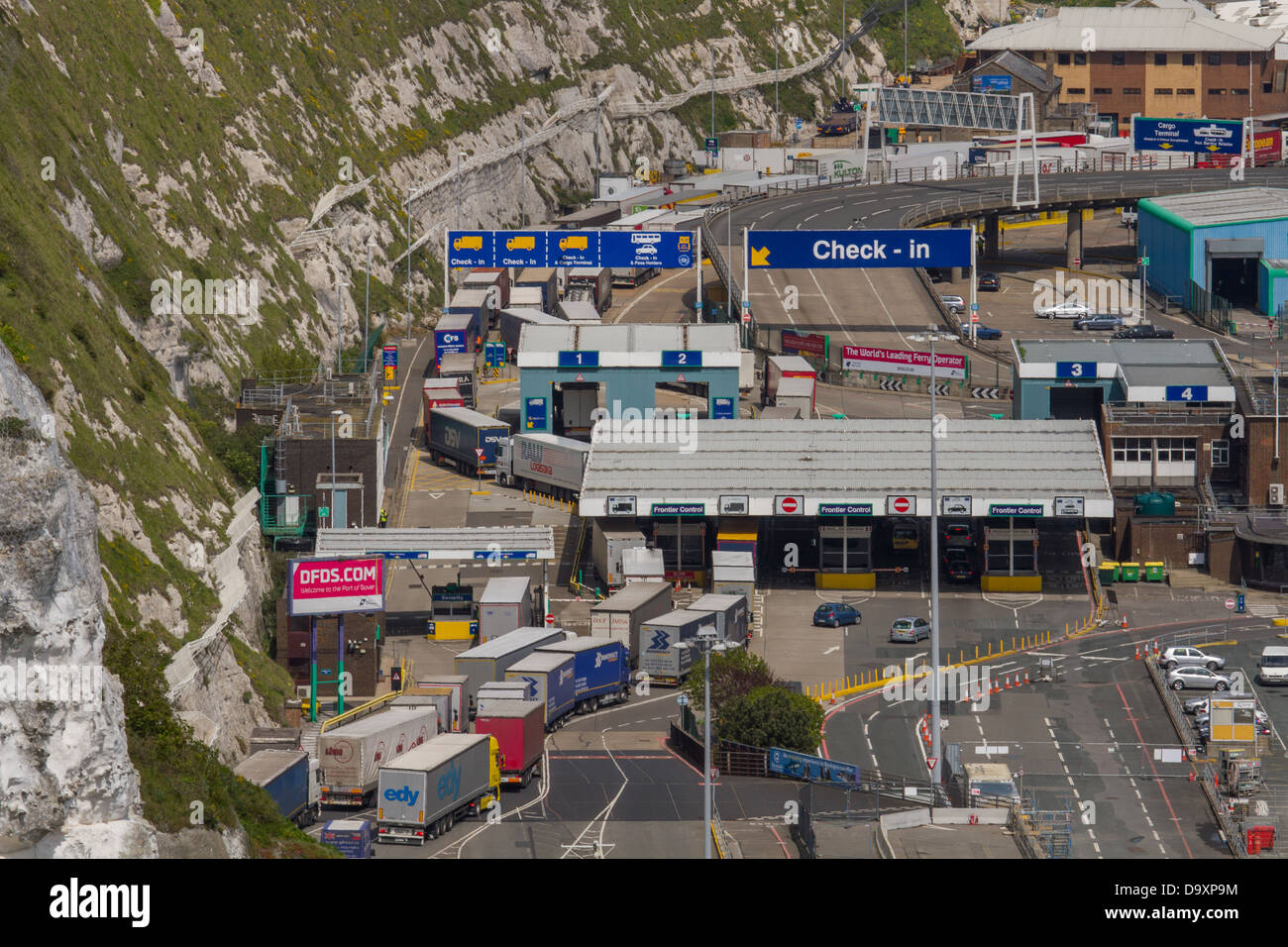 Entrance to the Port of Dover, Kent Stock Photo Alamy