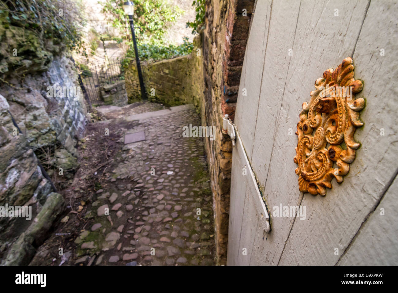 Old path to the river Stock Photo - Alamy