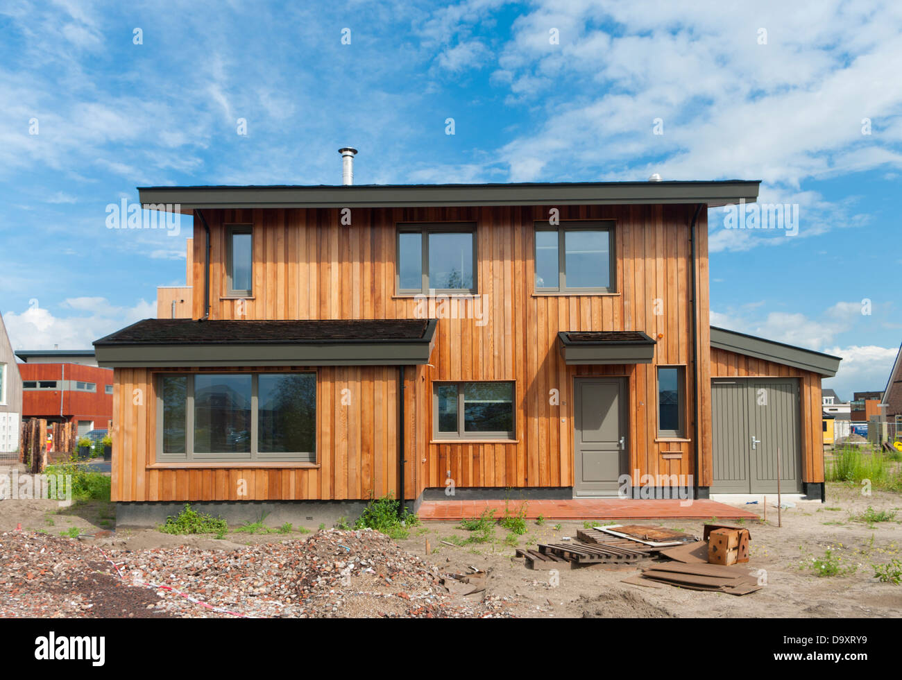 newly build modern house in Almere, Netherlands Stock Photo Alamy