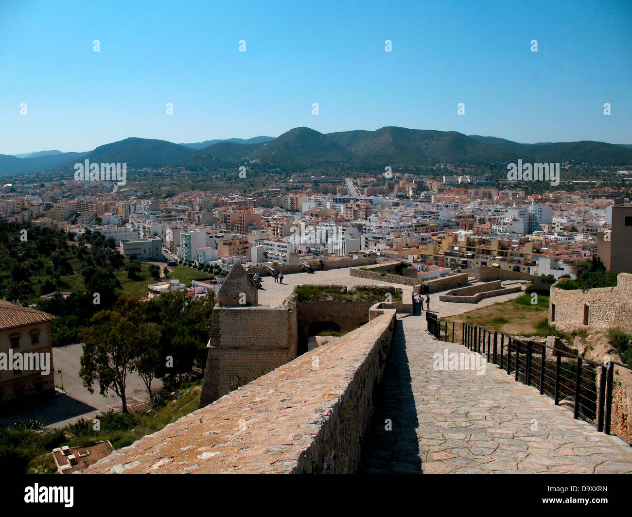 Skyline Of Ibiza Town Seen From Walls Of Eivissa Old Town Ibiza Town skyline-of-ibiza-town-seen-from-walls-of-eivissa-old-town-ibiza-town