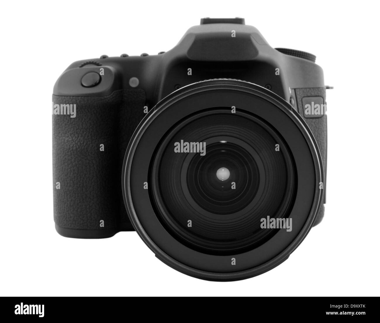 Digital camera with clipping path. Stock Photo