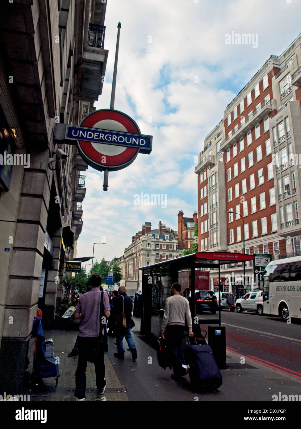 Baker Street Underground Station, London, England, United Kingdom Stock Photo