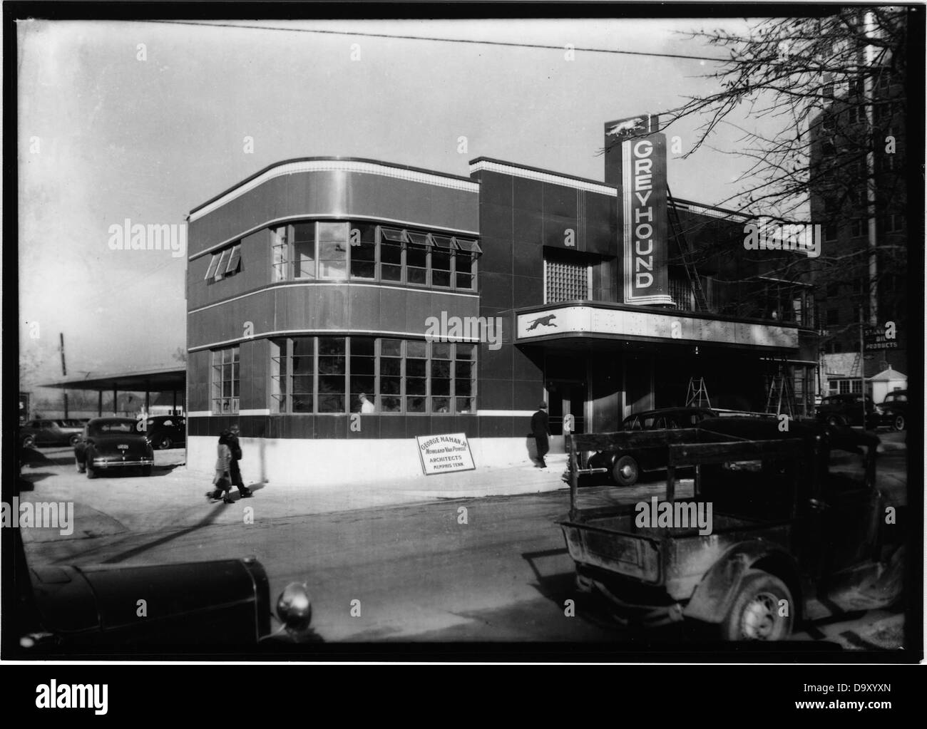 Greyhound Bus Station, December 22, 1939 Stock Photo Alamy