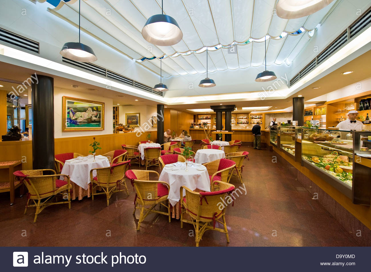 Tea Room Peck Grocery Store Milan Lombardy Italy Stock Photo