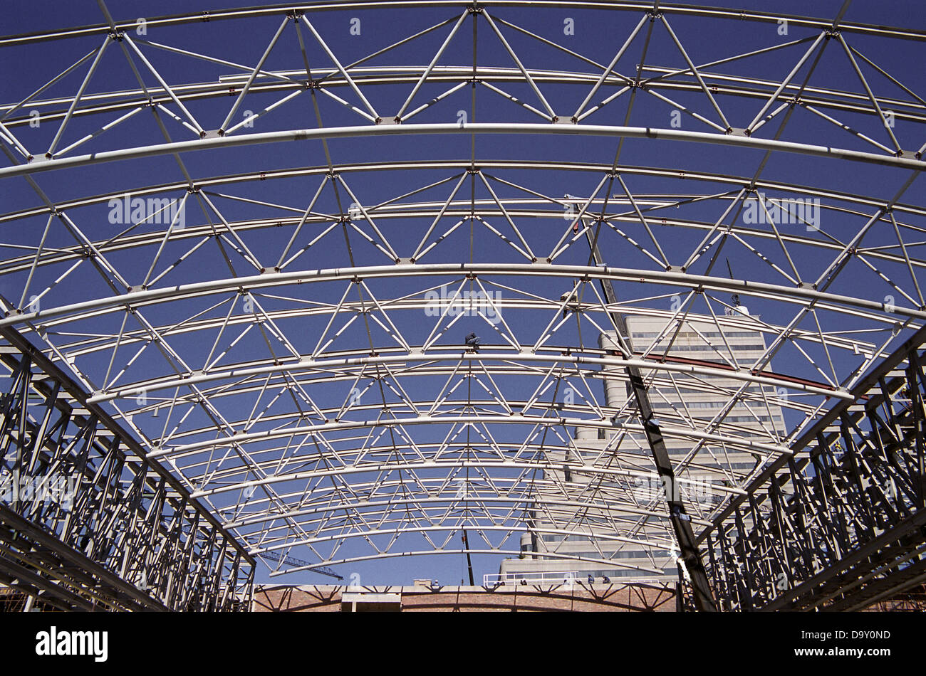 Steel Roof Trusses High Resolution Stock Photography And Images Alamy