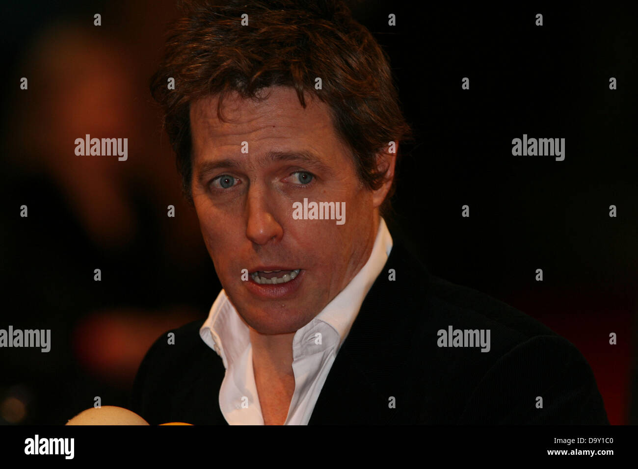 Hugh Grant at the premiere of "Music and Lyrics" in Berlin Stock Photo