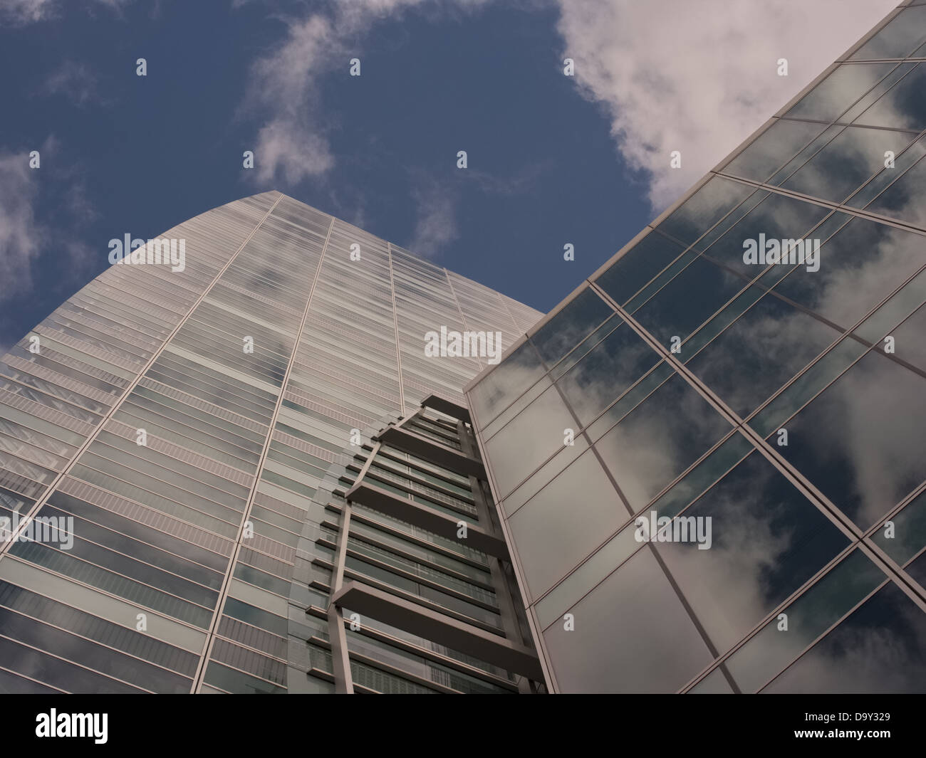 Steel and Glass Architecture Stock Photo Alamy