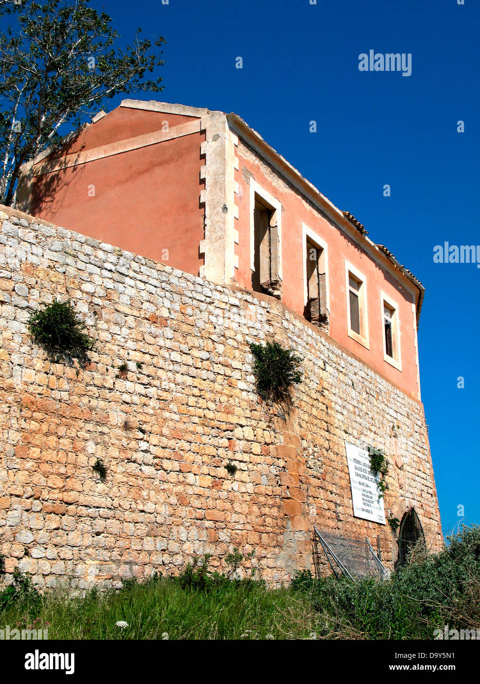 skyline of town seen from Walls of Eivissa Old Town Town