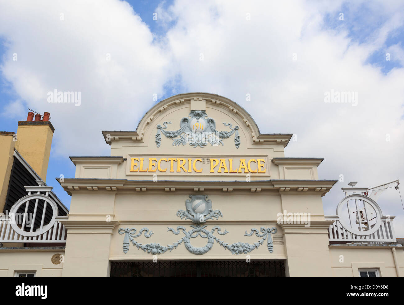 Ornate facade of the Electric Palace cinema in Harwich, Essex, England, UK, Britain Stock Photo