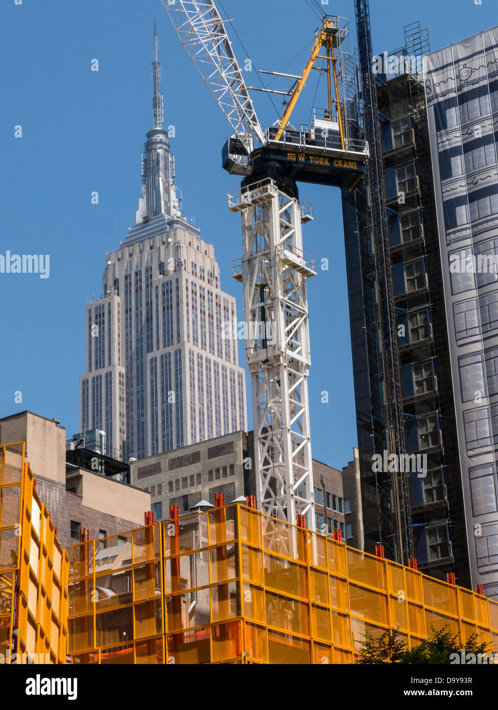 Highrise Construction in New York City Stock Photo Alamy