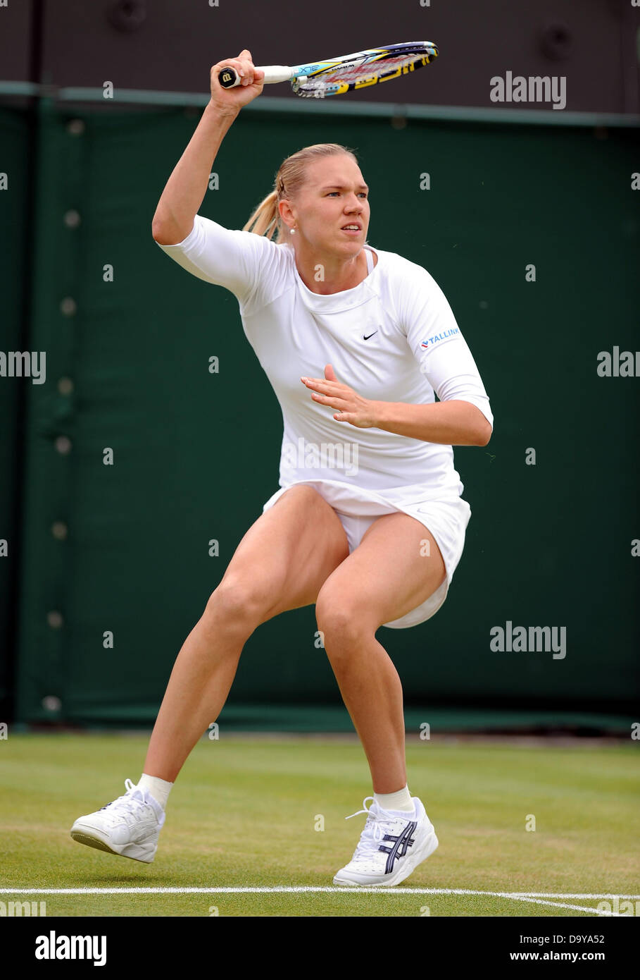 KAIA KANEPI ESTONIA THE ALL ENGLAND TENNIS CLUB WIMBLEDON LONDON ENGLAND 28  June 2013 Stock Photo - Alamy