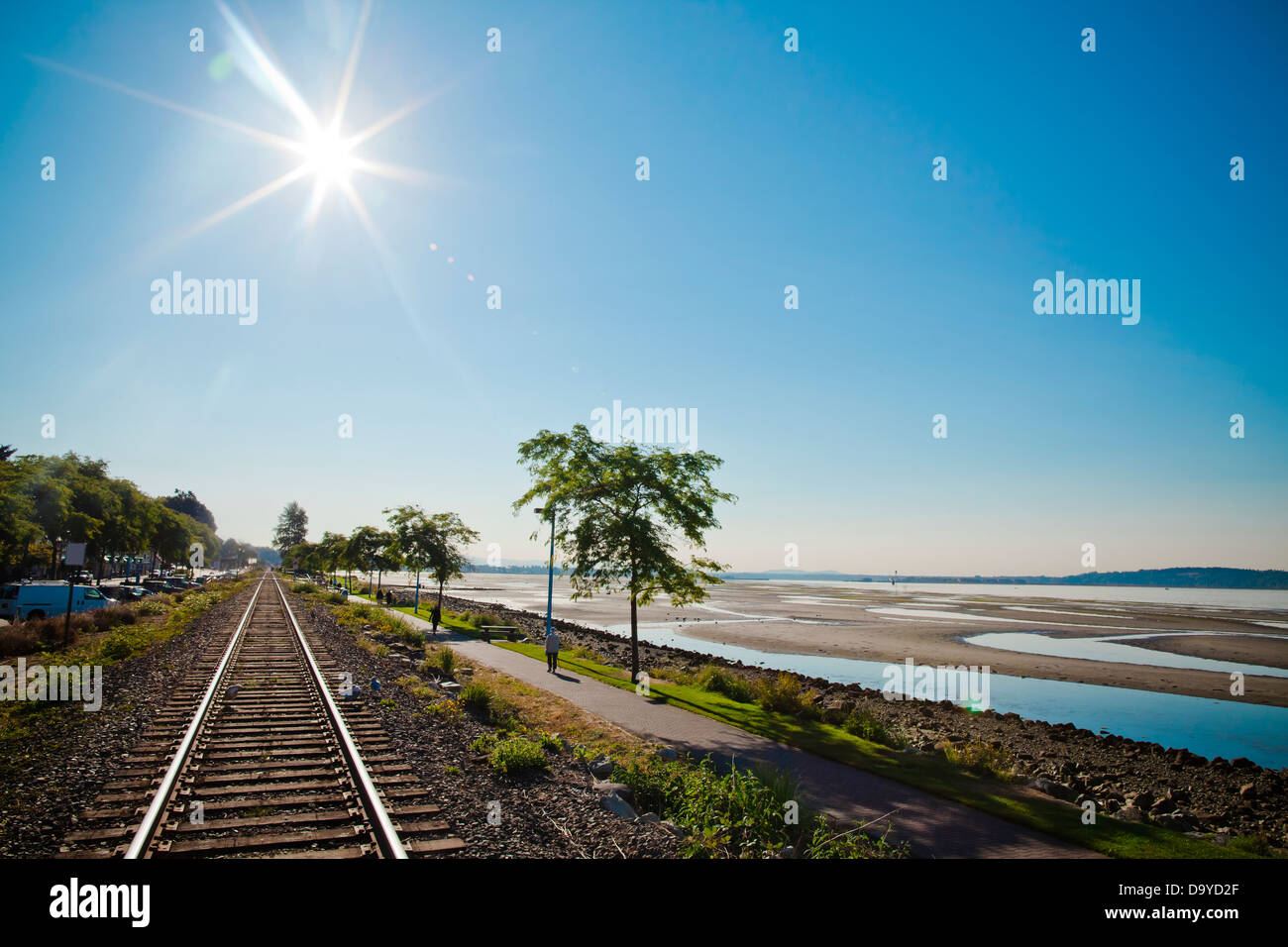 White Rock Beach Stock Photo - Alamy