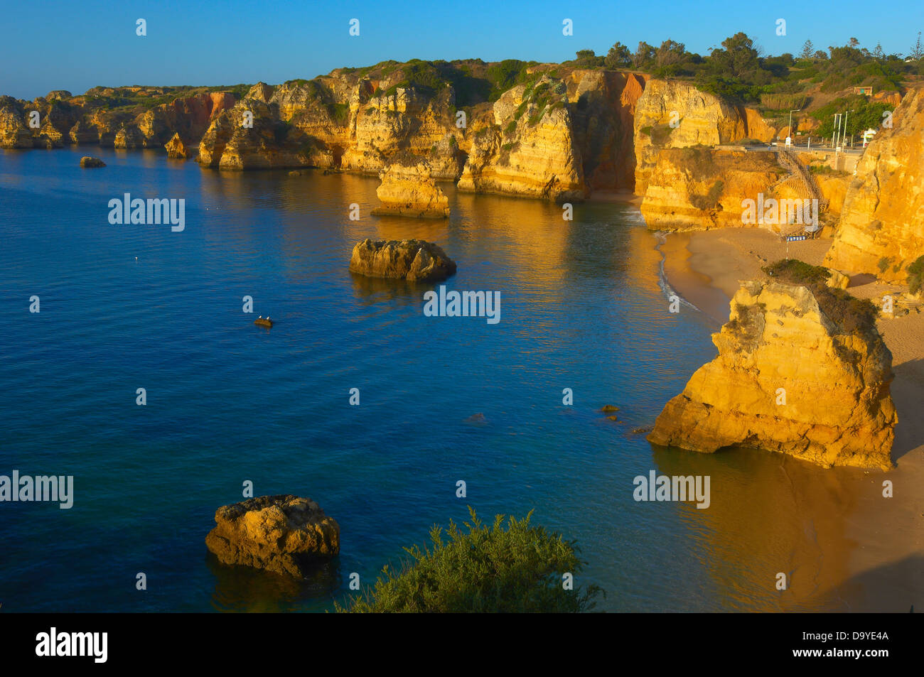 Lagos, Dona Ana Beach, Praia da Dona Ana, Algarve, Portugal, Europe Stock Photo