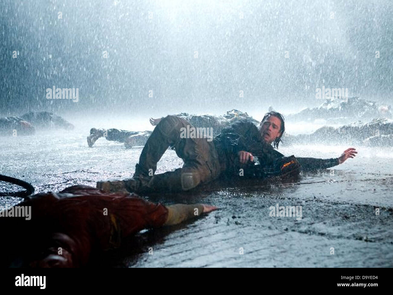 WORLD WAR Z 2013 Paramount Pictures film with Brad Pitt Stock Photo