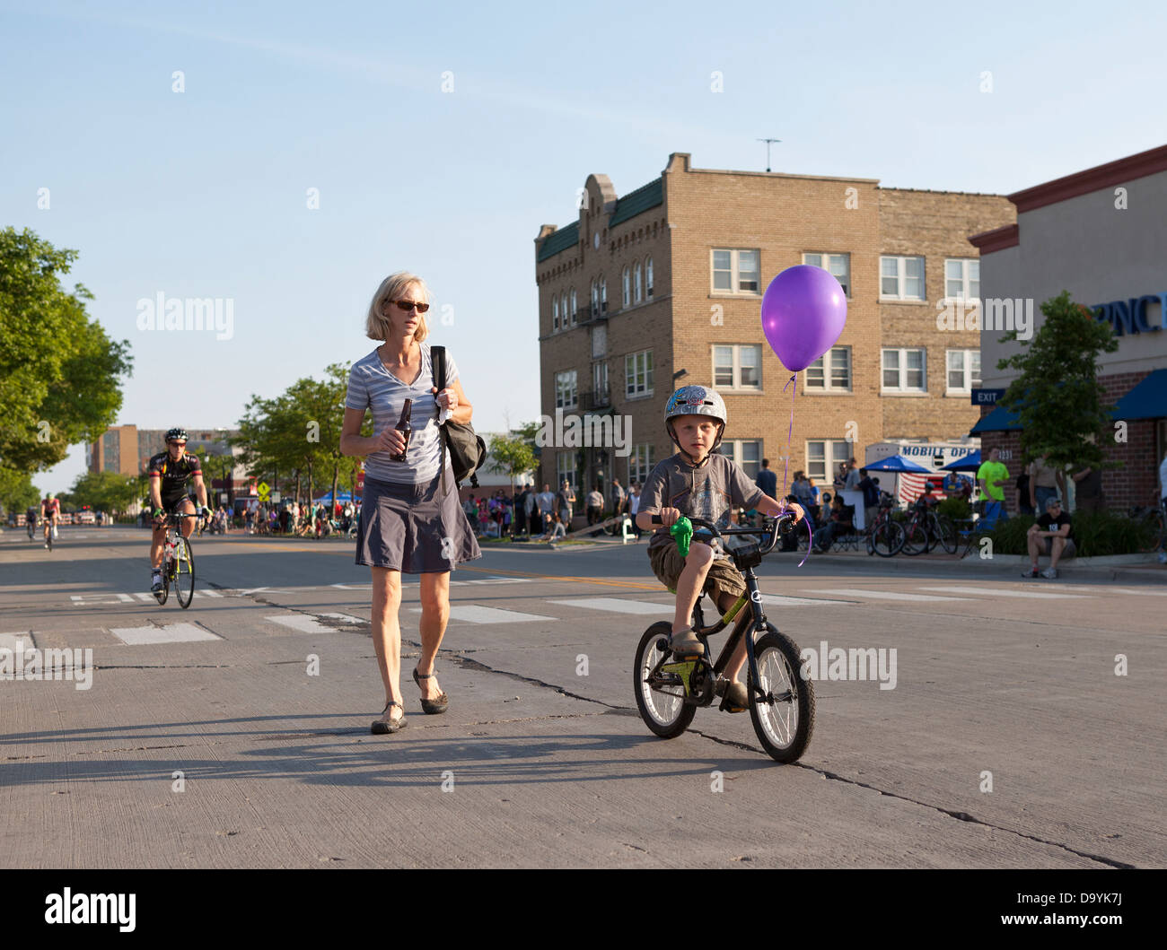 An annual bike race called a criterium is held in Shorewood, Wisconsin