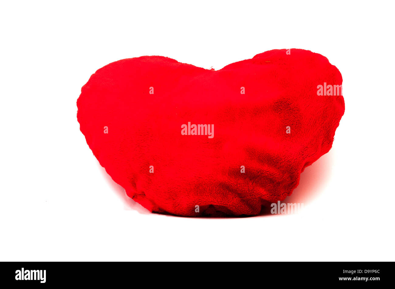 red heart on white background Stock Photo - Alamy