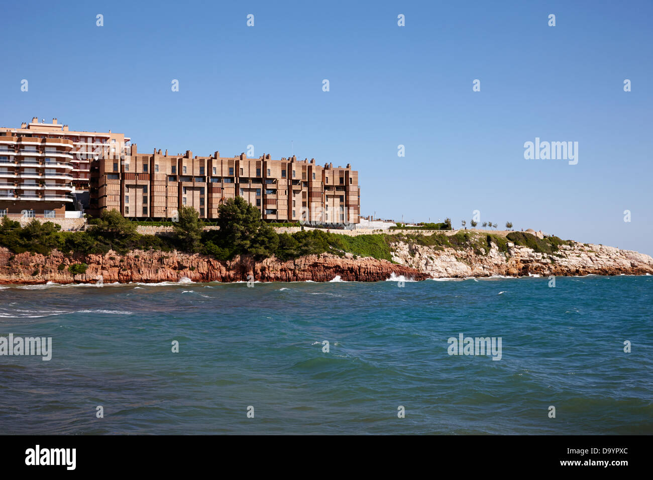 salou waterfront properties on the costa dorada catalonia spain Stock Photo