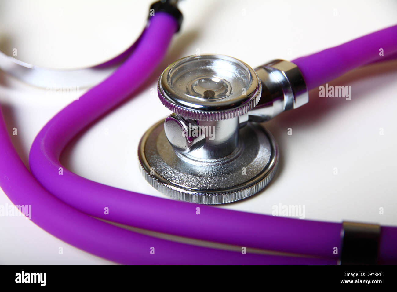 Stethoscope on white background Stock Photo