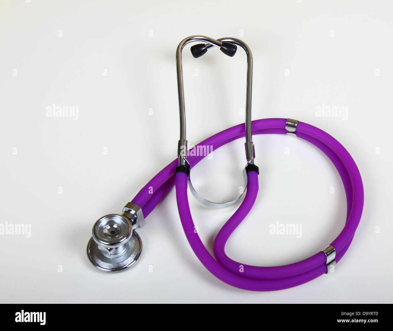 Stethoscope on white background Stock Photo - Alamy