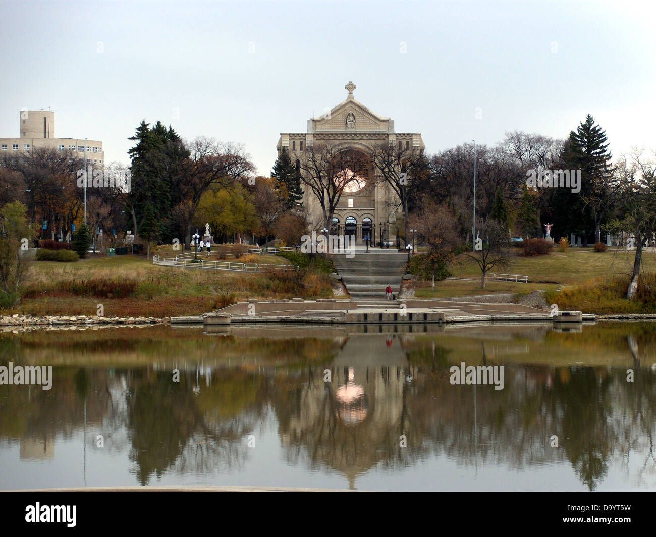 St Boniface Cathedral, Winnipeg Stock Photo Alamy