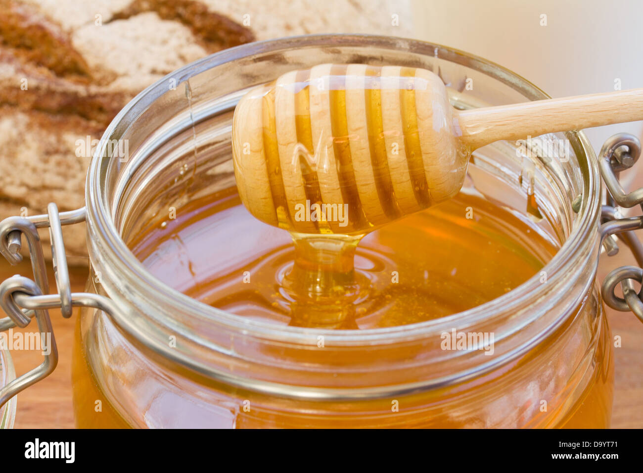 dripping honey Stock Photo Alamy
