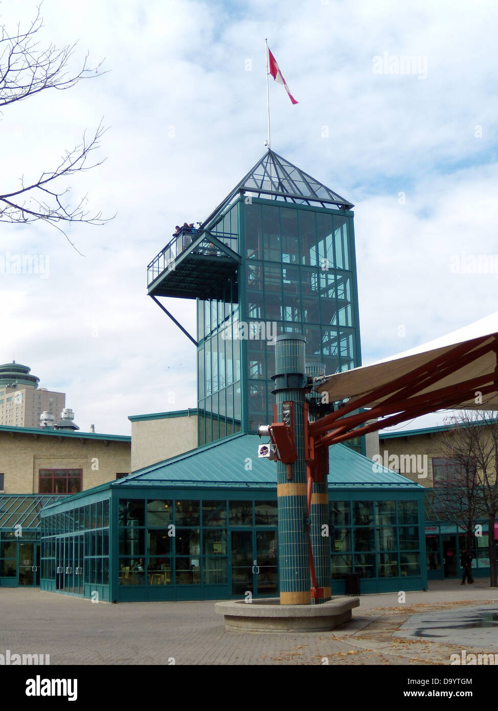 The Forks Market Tower in Winnipeg, Manitoba Stock Photo Alamy