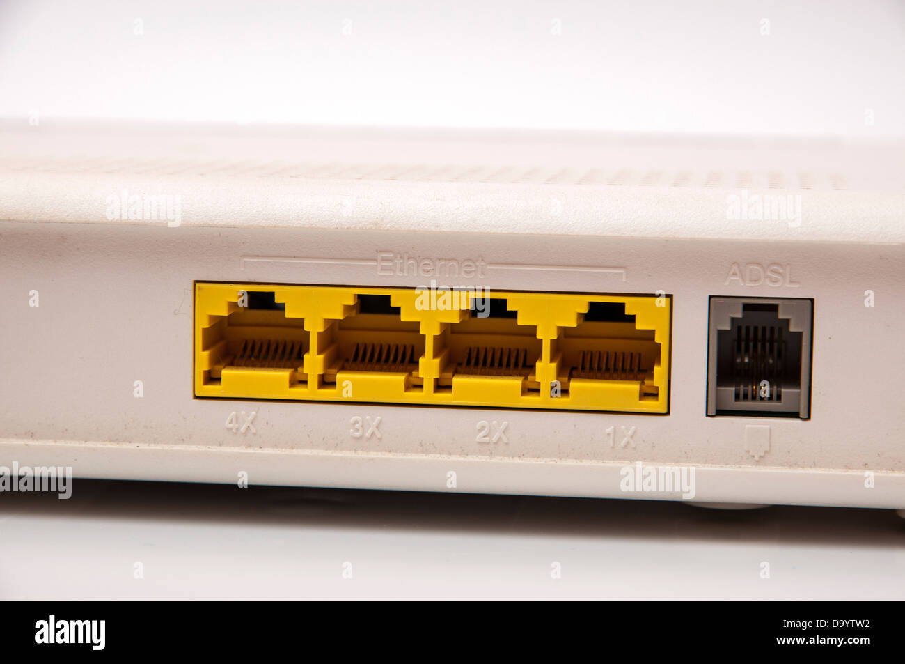 telephone router to connect to with computer Stock Photo Alamy