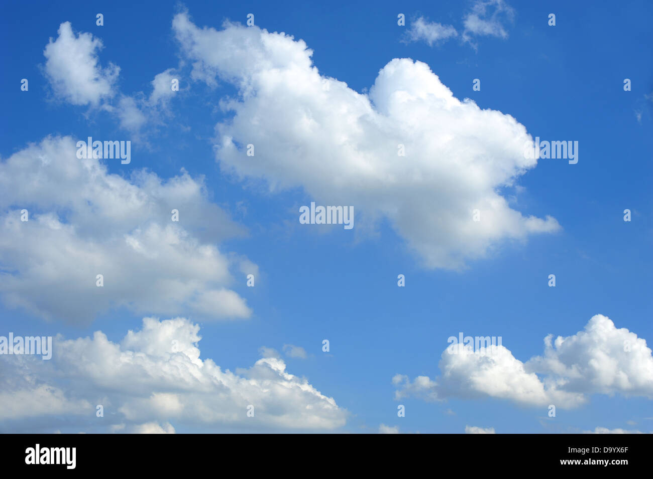 blue sky and clouds Stock Photo