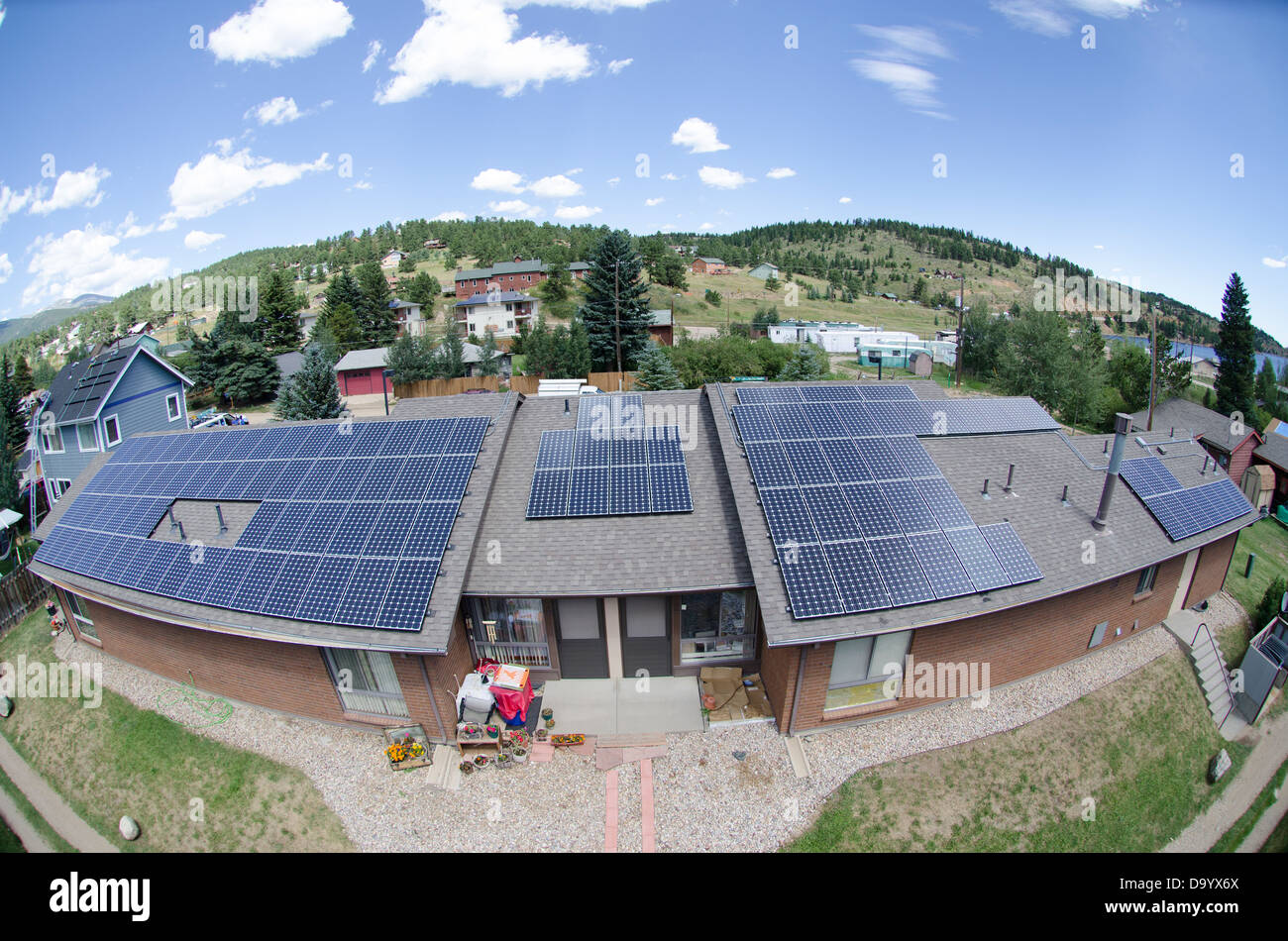 Solar array on assisted living facility Stock Photo - Alamy - Solar Powered Assisted Living
