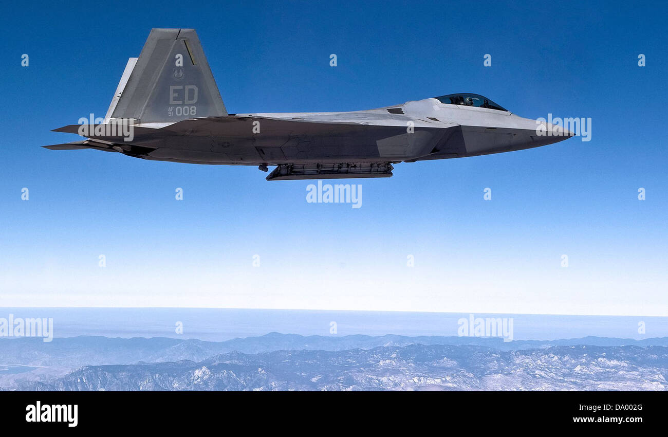The 411th Flight Test Squadron operates the Lockheed F-22A Raptor, a ...