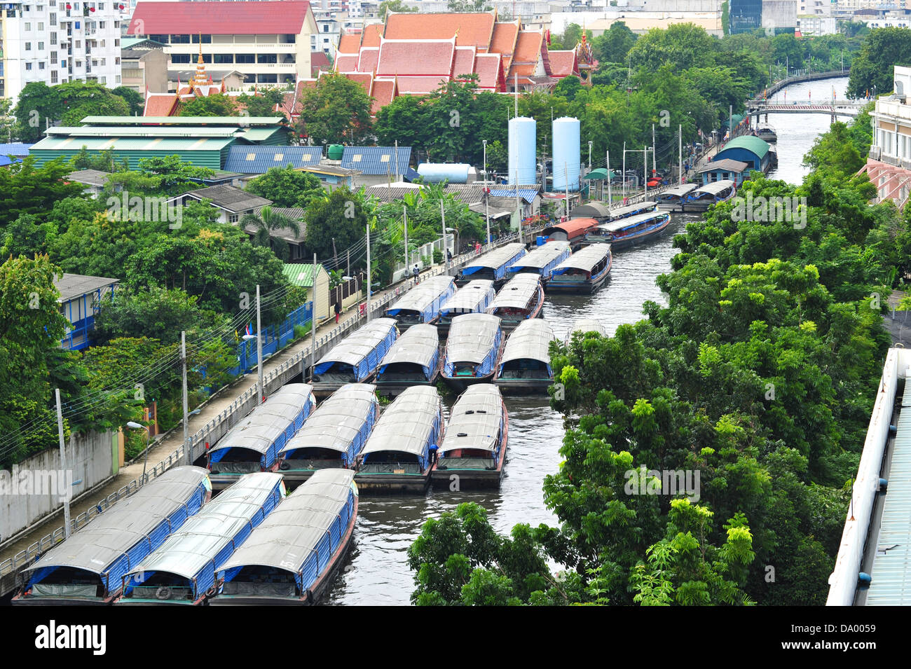 Canals In Bangkok Stock Photo