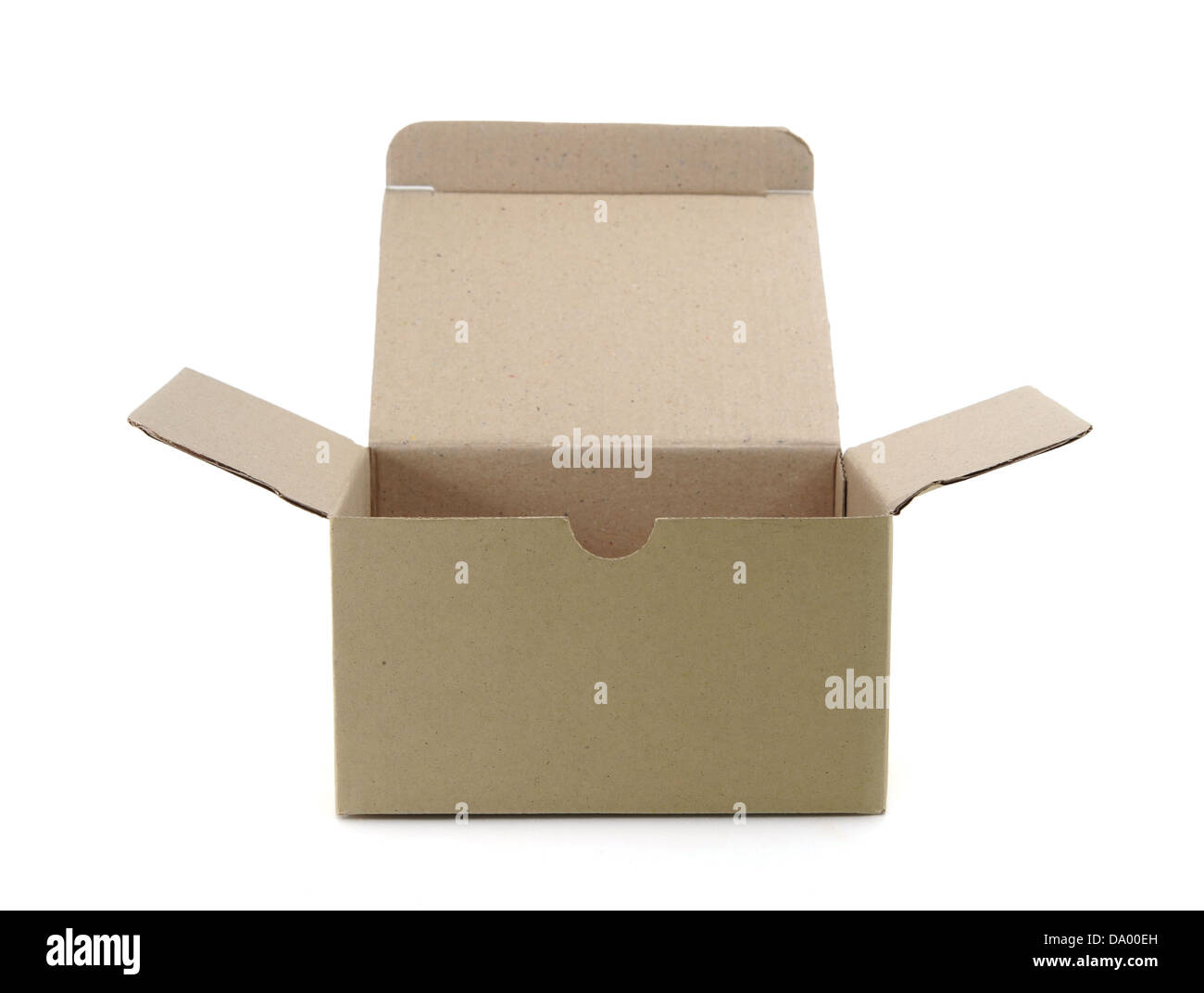Cardboard box with clipping path Stock Photo