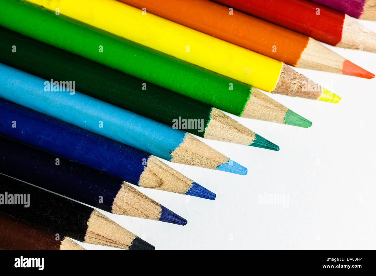 colored pencil Stock Photo