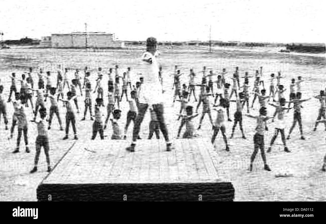 Eagle Pass Army Airfield Physical Training Stock Photo Alamy