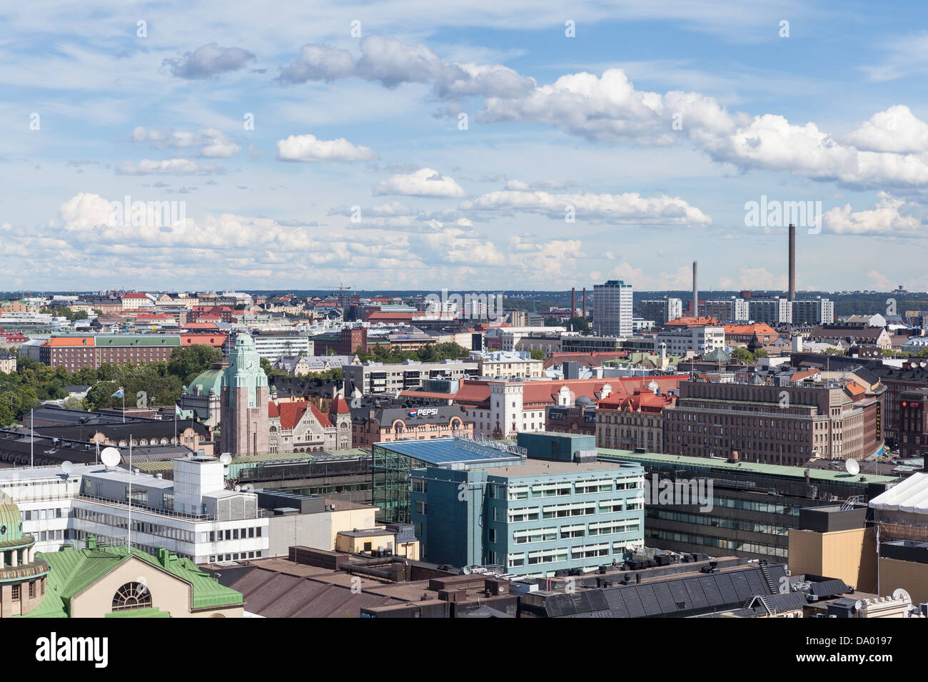 Helsinki city view Stock Photo