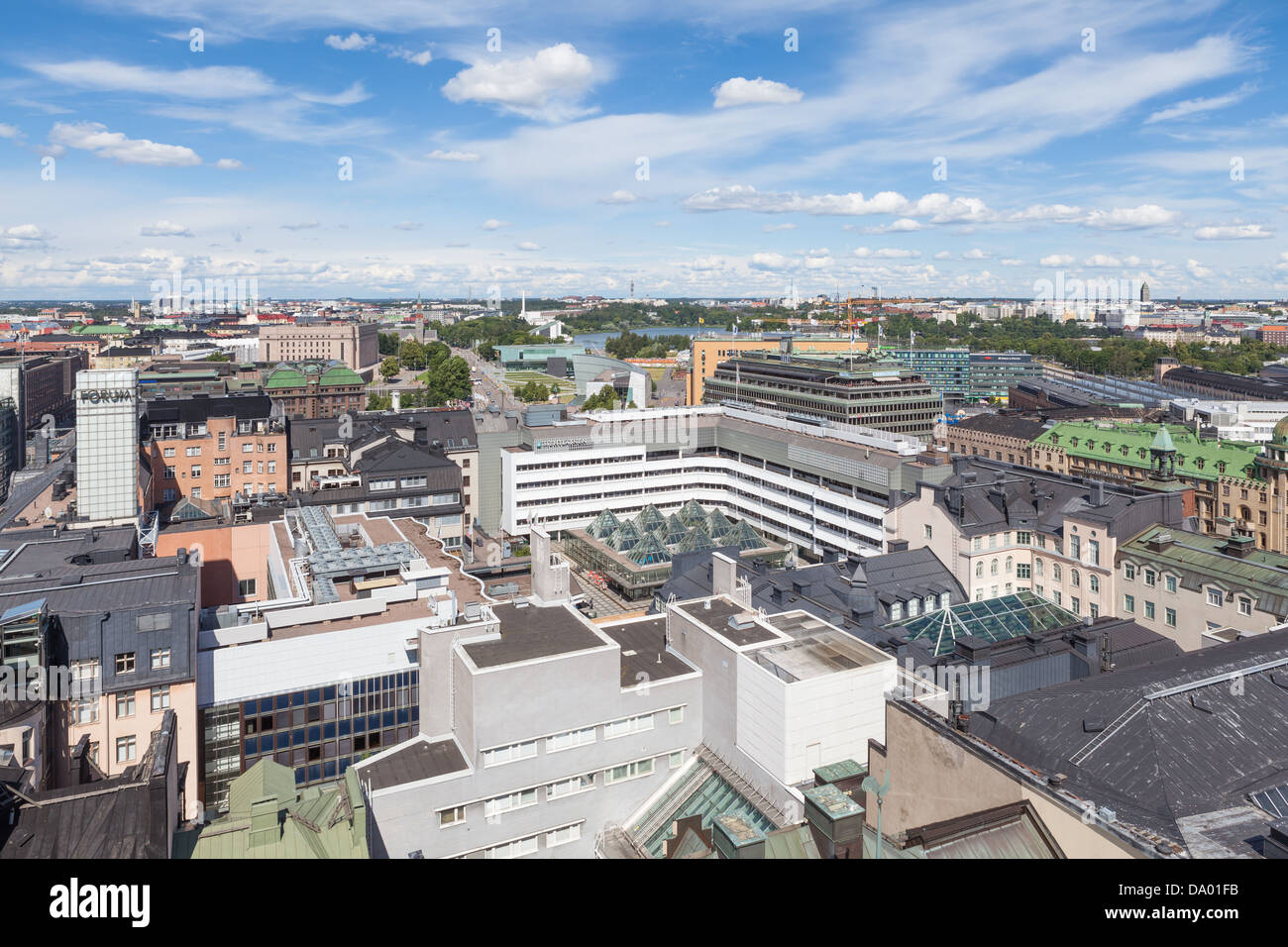 Helsinki city view Stock Photo