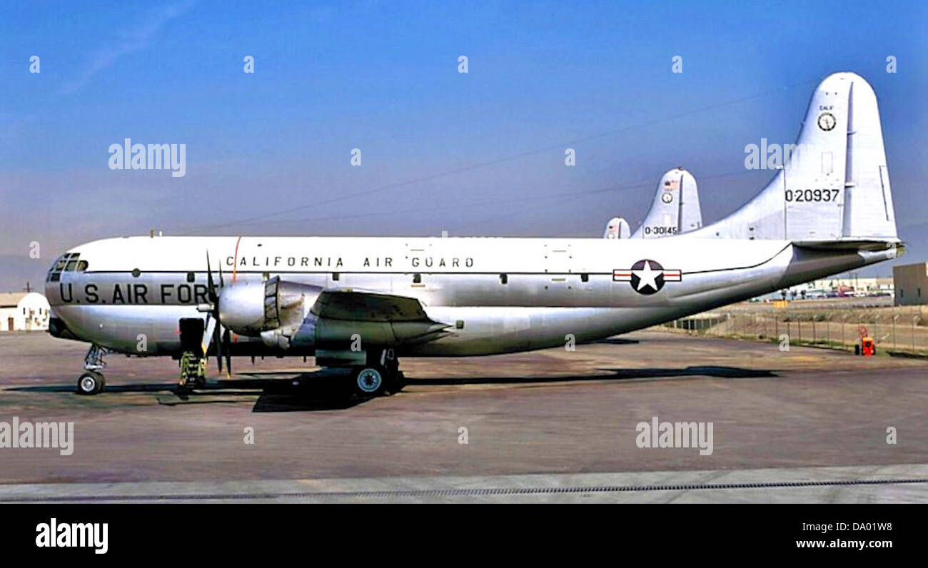 115th Military Airlift Squadron - Boeing C-97G-24-BO Stratofreighter 52-0937 Stock Photo
