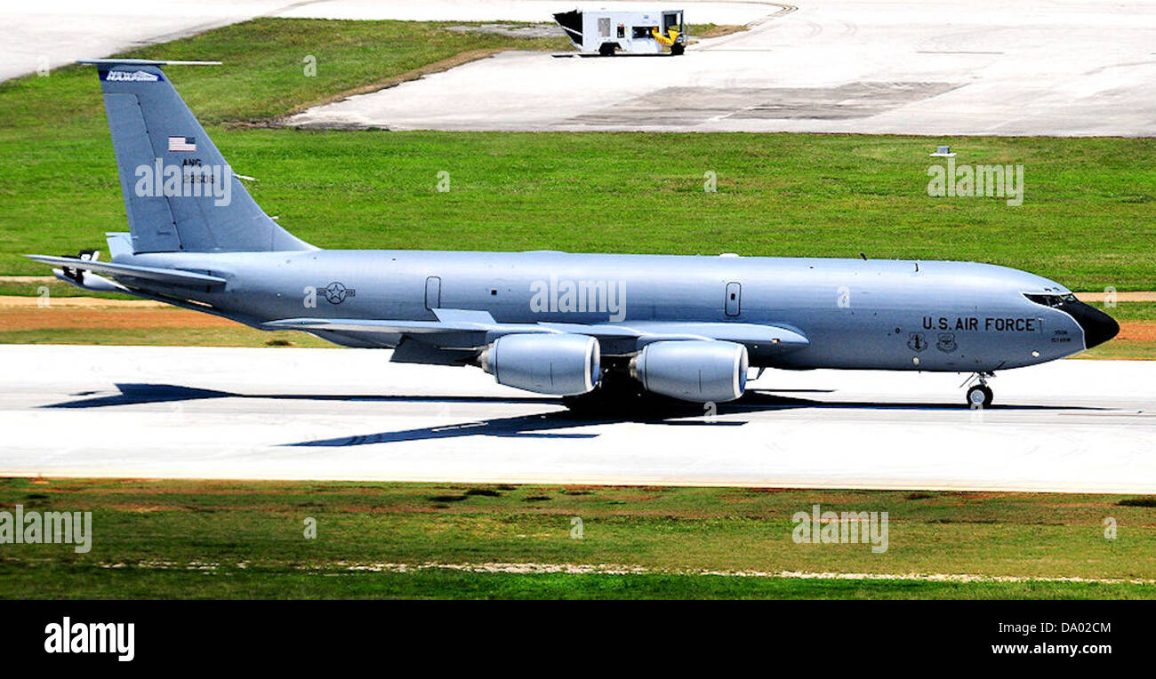 133d Air Refueling Squadron - Boeing KC-135R-BN Stratotanker 62-3506 Stock Photo