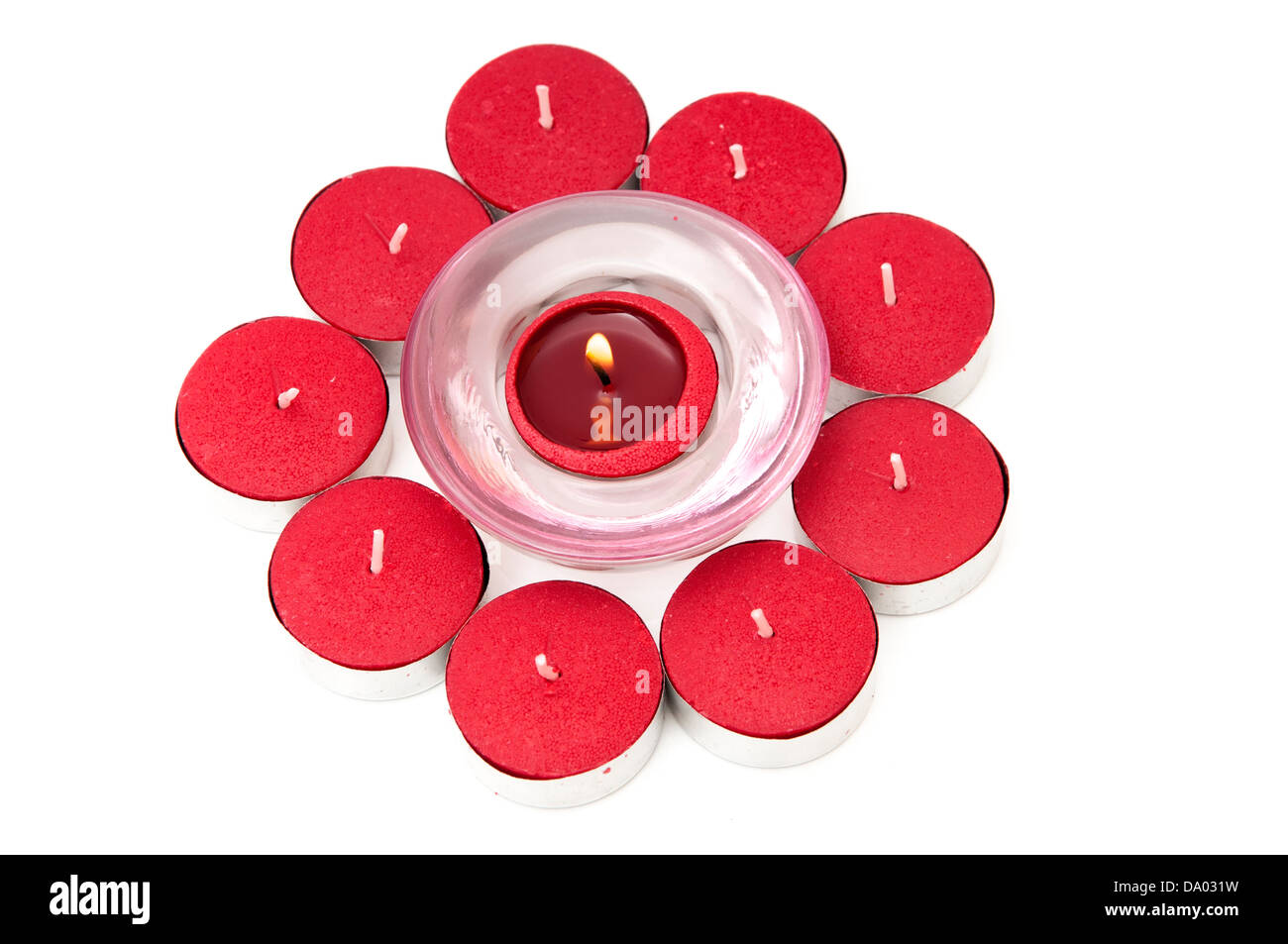 red candle making shapes on a white background Stock Photo Alamy