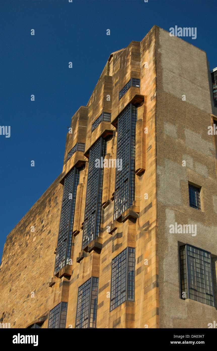 Glasgow School of Art building, designed by Charles Rennie Mackintosh