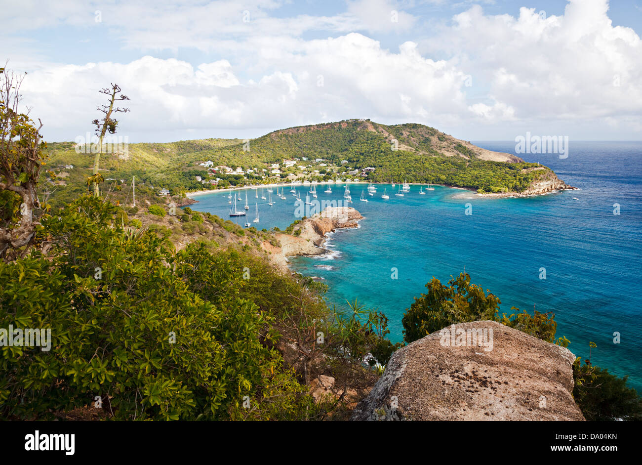 Deep Bay and English Harbour in Antigua, Caribbean Stock Photo Alamy