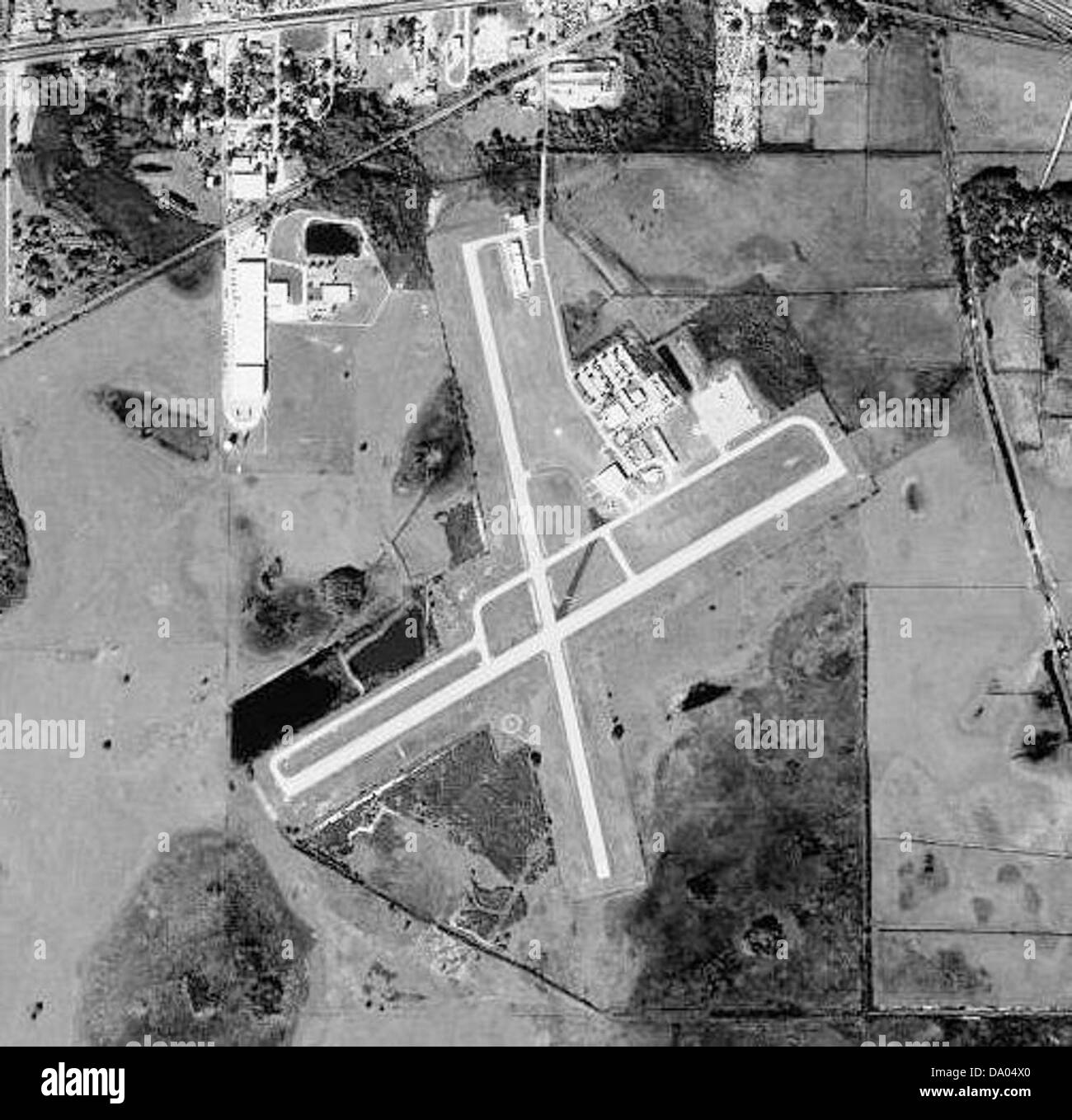 Lake Wales Municipal Airport-FL-06 January 1999-USGS Stock Photo