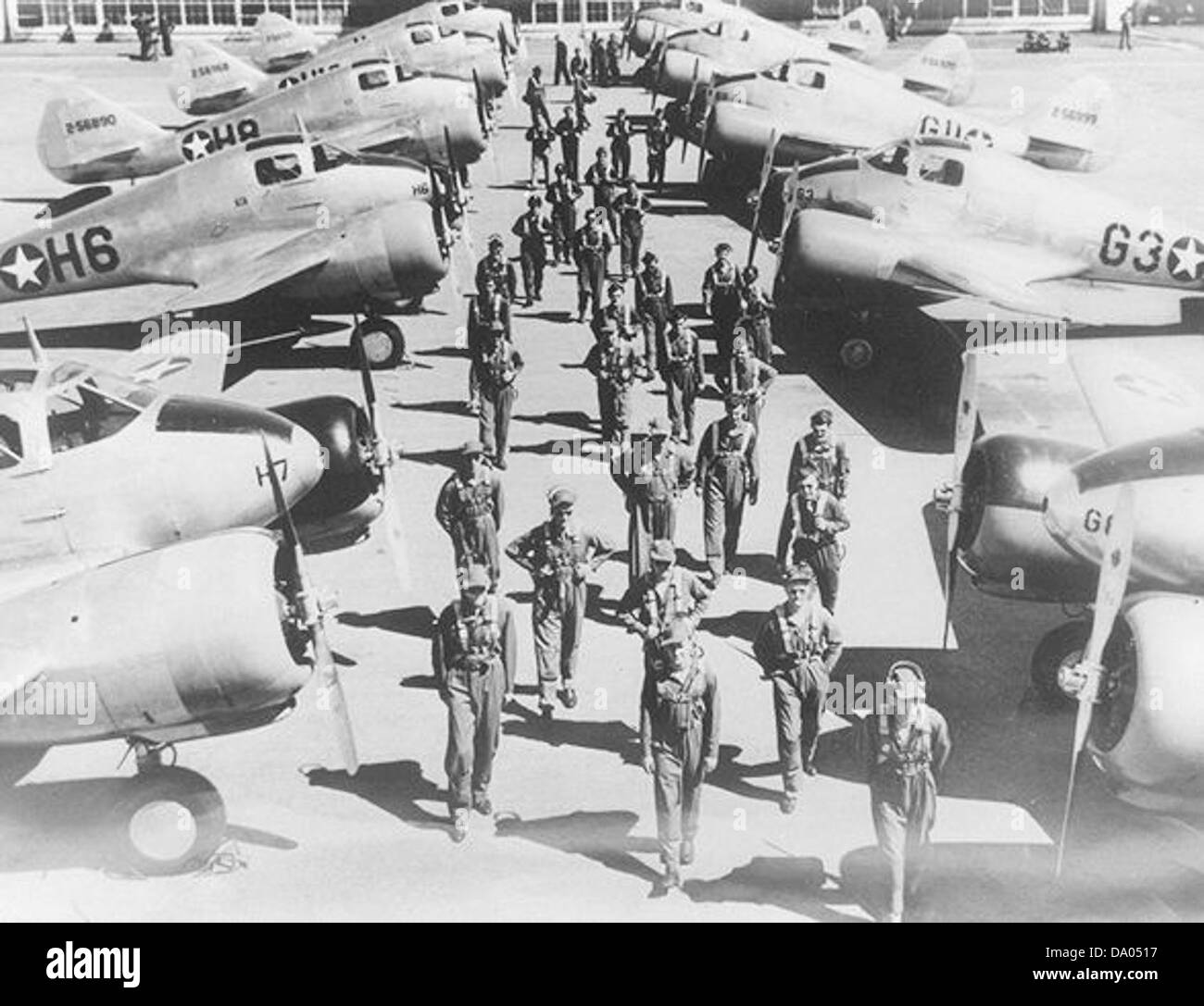 Twin engine flying training randolph AFB 1943 Stock Photo Alamy